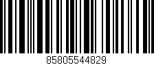 Código de barras (EAN, GTIN, SKU, ISBN): '85805544829'