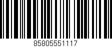 Código de barras (EAN, GTIN, SKU, ISBN): '85805551117'
