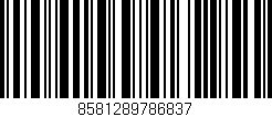 Código de barras (EAN, GTIN, SKU, ISBN): '8581289786837'