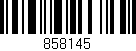 Código de barras (EAN, GTIN, SKU, ISBN): '858145'