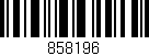 Código de barras (EAN, GTIN, SKU, ISBN): '858196'