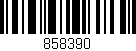 Código de barras (EAN, GTIN, SKU, ISBN): '858390'