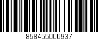 Código de barras (EAN, GTIN, SKU, ISBN): '858455006937'