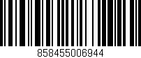 Código de barras (EAN, GTIN, SKU, ISBN): '858455006944'