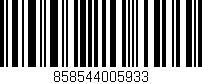 Código de barras (EAN, GTIN, SKU, ISBN): '858544005933'