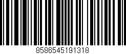 Código de barras (EAN, GTIN, SKU, ISBN): '8586545191318'