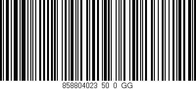 Código de barras (EAN, GTIN, SKU, ISBN): '858804023_50_0_GG'