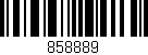 Código de barras (EAN, GTIN, SKU, ISBN): '858889'