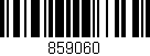 Código de barras (EAN, GTIN, SKU, ISBN): '859060'