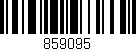 Código de barras (EAN, GTIN, SKU, ISBN): '859095'