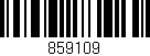 Código de barras (EAN, GTIN, SKU, ISBN): '859109'
