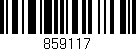 Código de barras (EAN, GTIN, SKU, ISBN): '859117'