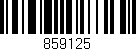 Código de barras (EAN, GTIN, SKU, ISBN): '859125'