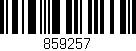 Código de barras (EAN, GTIN, SKU, ISBN): '859257'