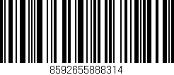 Código de barras (EAN, GTIN, SKU, ISBN): '8592655888314'