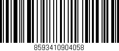 Código de barras (EAN, GTIN, SKU, ISBN): '8593410904058'