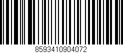 Código de barras (EAN, GTIN, SKU, ISBN): '8593410904072'