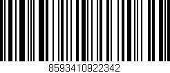 Código de barras (EAN, GTIN, SKU, ISBN): '8593410922342'