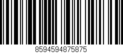 Código de barras (EAN, GTIN, SKU, ISBN): '8594594875875'