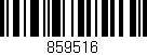 Código de barras (EAN, GTIN, SKU, ISBN): '859516'