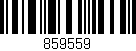 Código de barras (EAN, GTIN, SKU, ISBN): '859559'