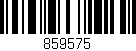 Código de barras (EAN, GTIN, SKU, ISBN): '859575'
