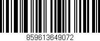 Código de barras (EAN, GTIN, SKU, ISBN): '859613649072'