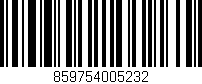 Código de barras (EAN, GTIN, SKU, ISBN): '859754005232'