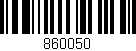 Código de barras (EAN, GTIN, SKU, ISBN): '860050'