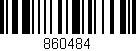 Código de barras (EAN, GTIN, SKU, ISBN): '860484'