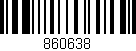 Código de barras (EAN, GTIN, SKU, ISBN): '860638'