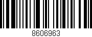 Código de barras (EAN, GTIN, SKU, ISBN): '8606963'