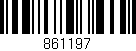 Código de barras (EAN, GTIN, SKU, ISBN): '861197'
