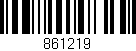 Código de barras (EAN, GTIN, SKU, ISBN): '861219'
