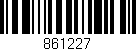 Código de barras (EAN, GTIN, SKU, ISBN): '861227'