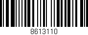 Código de barras (EAN, GTIN, SKU, ISBN): '8613110'