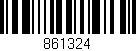 Código de barras (EAN, GTIN, SKU, ISBN): '861324'
