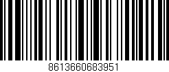 Código de barras (EAN, GTIN, SKU, ISBN): '8613660683951'