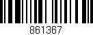 Código de barras (EAN, GTIN, SKU, ISBN): '861367'