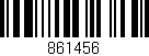 Código de barras (EAN, GTIN, SKU, ISBN): '861456'