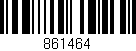 Código de barras (EAN, GTIN, SKU, ISBN): '861464'