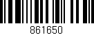 Código de barras (EAN, GTIN, SKU, ISBN): '861650'