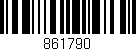 Código de barras (EAN, GTIN, SKU, ISBN): '861790'