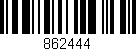 Código de barras (EAN, GTIN, SKU, ISBN): '862444'