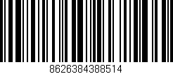 Código de barras (EAN, GTIN, SKU, ISBN): '8626384388514'