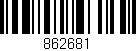 Código de barras (EAN, GTIN, SKU, ISBN): '862681'