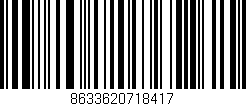 Código de barras (EAN, GTIN, SKU, ISBN): '8633620718417'