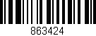 Código de barras (EAN, GTIN, SKU, ISBN): '863424'
