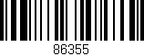 Código de barras (EAN, GTIN, SKU, ISBN): '86355'