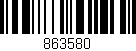 Código de barras (EAN, GTIN, SKU, ISBN): '863580'